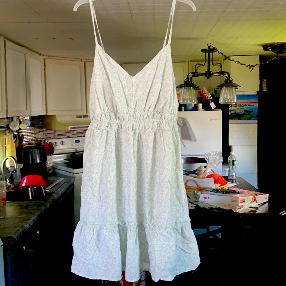 Rue 21 mint green floral dress/ babydoll shirt